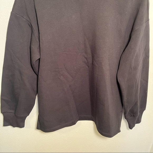 Banana Republic Funnel-Neck Sweatshirt Black - Picture 5 of 12